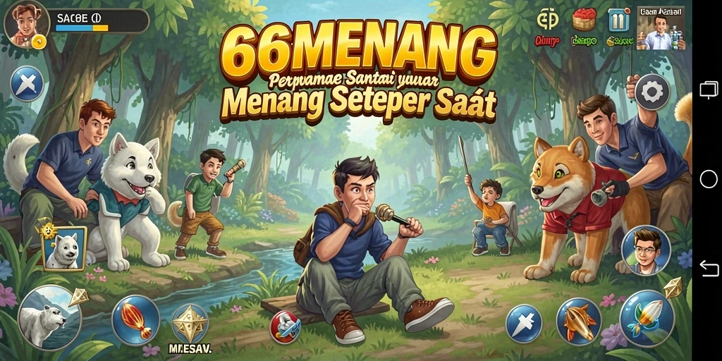Tampilan gameplay <strong>66MENANG</strong> yang menawan saat Anda mengumpulkan poin.