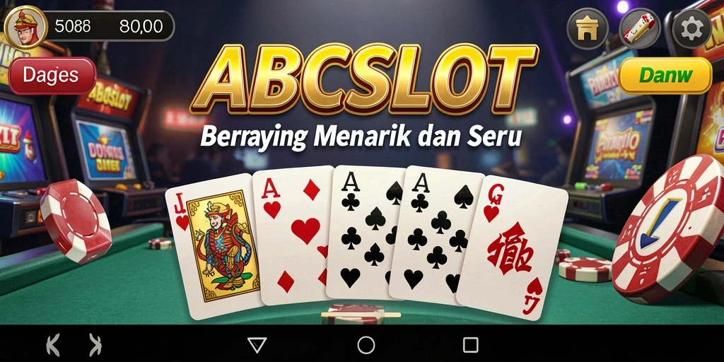 Screenshot gameplay ABCSLOT yang menampilkan keseruan bermain Domino.