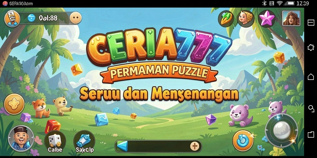 Tampilan gameplay dari CERIA777 yang seru dan menantang untuk semua pemain.