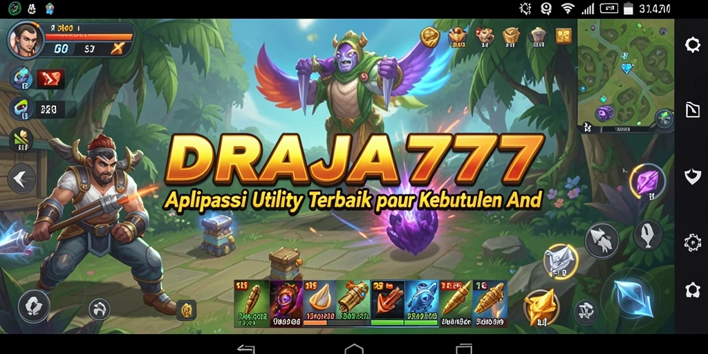 Tampilan antarmuka DRAJA777 yang sederhana dan efektif.