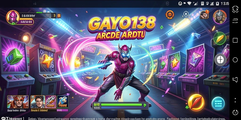 Screenshot GAYO138 menampilkan gameplay Arcade yang seru dan menantang.