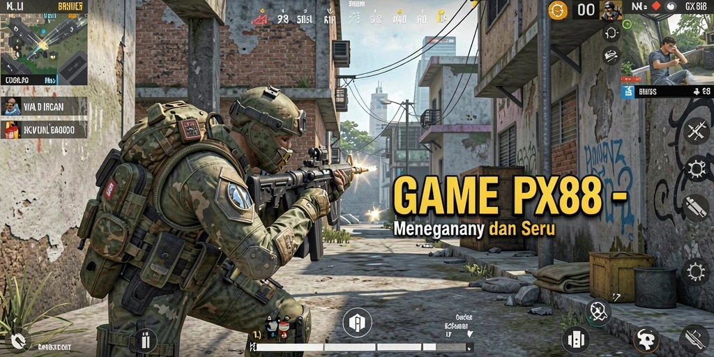 Gameplay seru dan mendebarkan dalam GX88 yang memacu adrenalin.