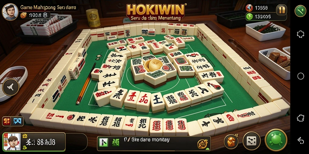 Tampilan gameplay HOKIWIN yang intens dan mengasyikkan.