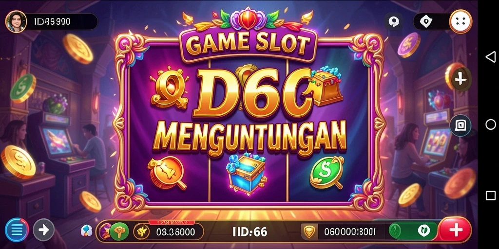 Screenshot gameplay ID66 dengan tampilan mesin slot yang menarik.