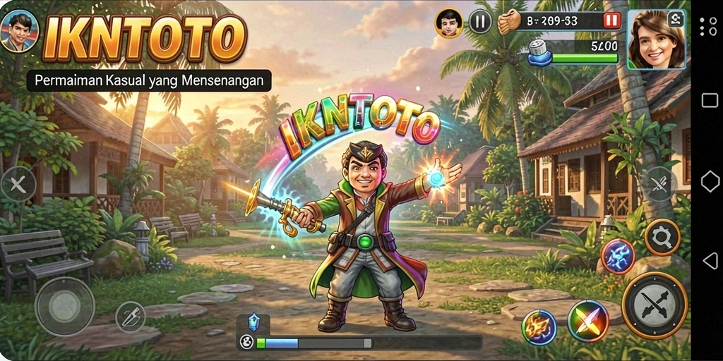 Screenshot IKNTOTO yang menampilkan gameplay kasual yang seru.