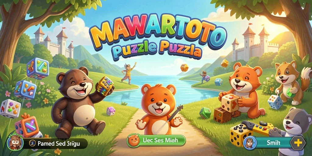 Tampilan gameplay menarik dari MAWARTOTO dengan berbagai puzzle.