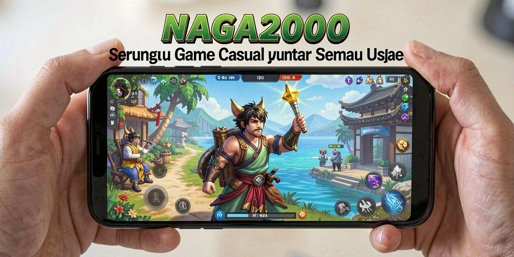 Tampilan gameplay seru dari NAGA2000 yang menarik dan interaktif.