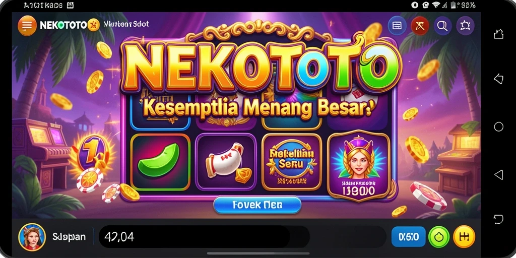 Tampilan menarik gameplay NEKOTOTO dengan fitur slot terbaik.