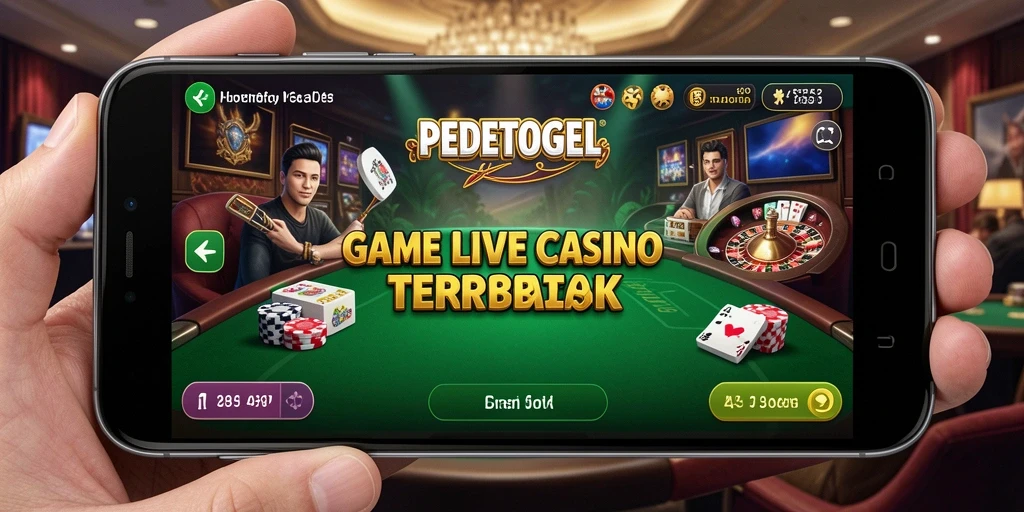 Gameplay Live Casino PEDETOGEL yang seru dan interaktif.