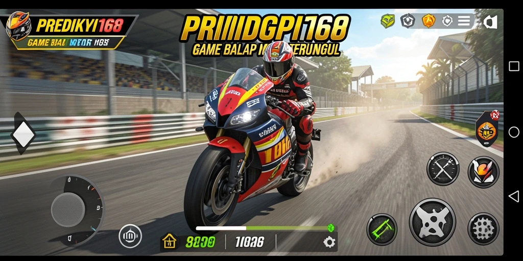 Gameplay seru PREDIKSI168 dengan balapan motor yang mendebarkan.