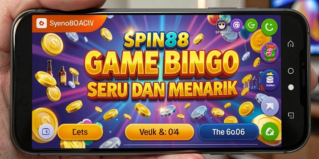Tampilan gameplay SPIN88 yang seru dan menarik dalam permainan Bingo.